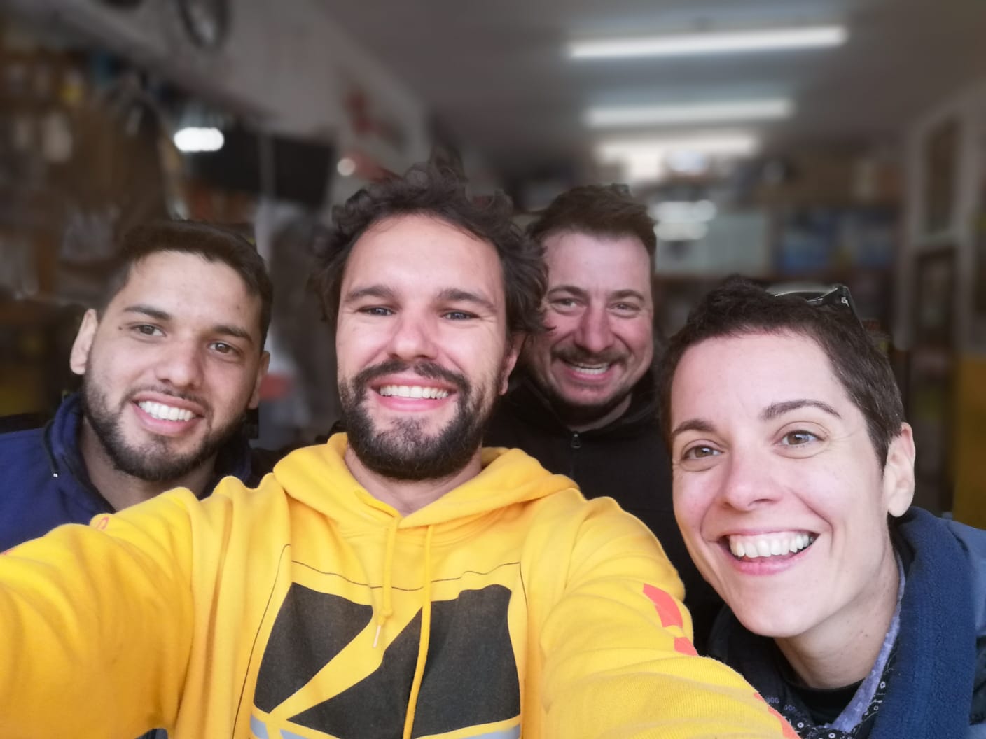 En esta foto se ve el taller mecánico.